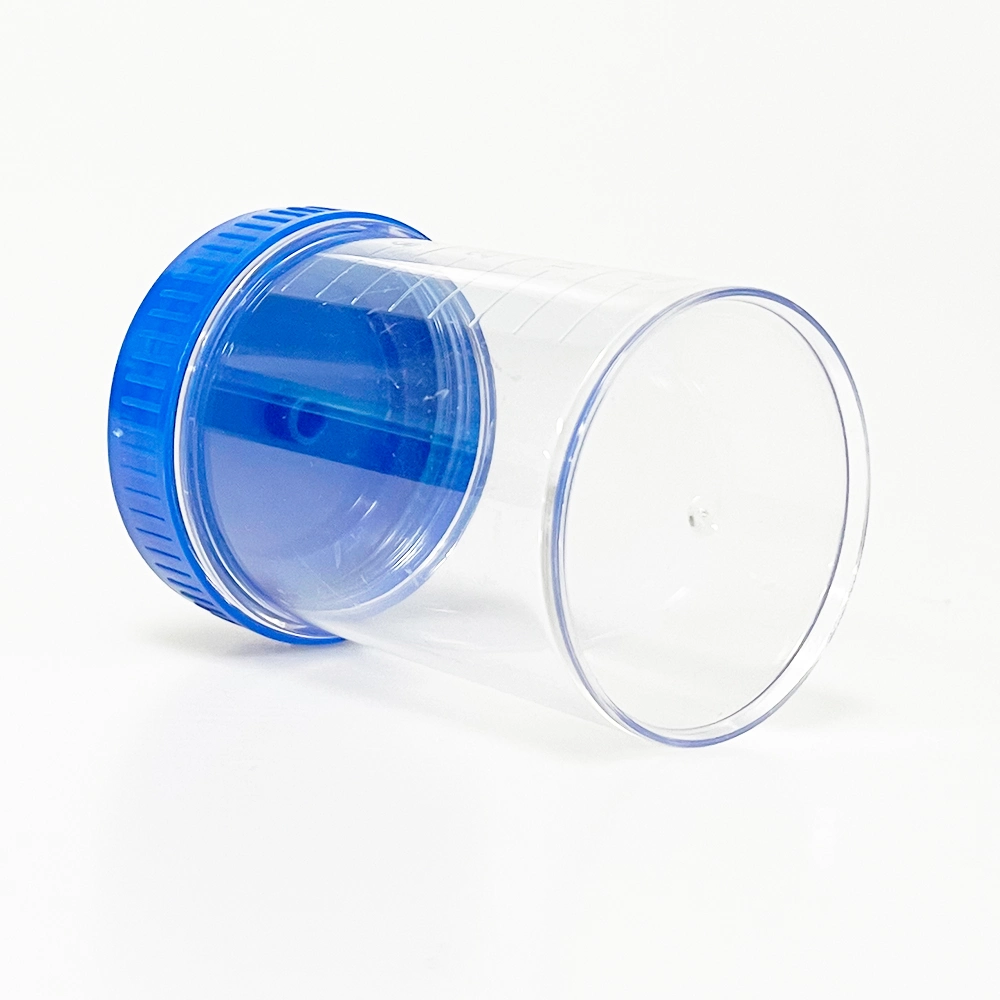 30ml 60ml 100ml 120ml Disposable Male Female Plastic Hospital Sterile Urine Specimen Test Container with Needle