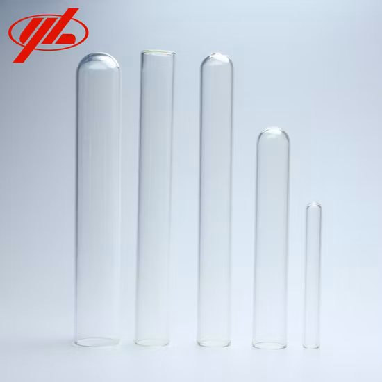 Tubo de ensaio de vidro de laboratório de borosilicato grande ou pequeno com cortiça
