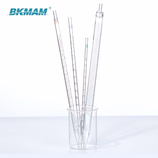 Pipetas de transferência serológica estéreis descartáveis ​​altamente transparentes dos pp consumíveis 5ml 10ml 25ml 50ml do laboratório